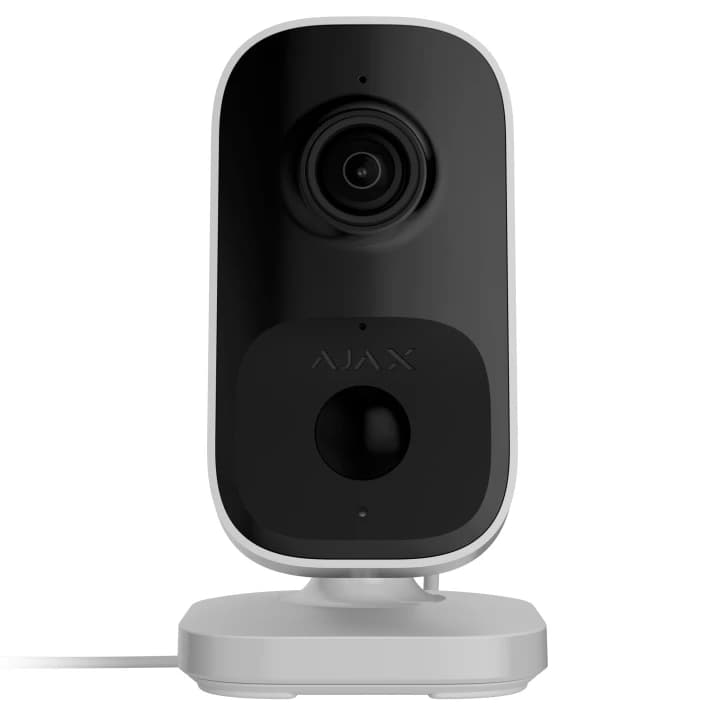 Wi-Fi камера видеонаблюдения с ИК датчиком движения и встроенным ШИ Ajax IndoorCam White (111566.303.WH1)