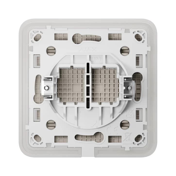 Заглушка монтажної коробки Ajax CoverPlate SoloCover (CP) Ivory (126122.321.IV)
