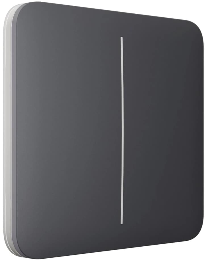 Вимикач Ajax LightSwitch 2-клавішний Graphite