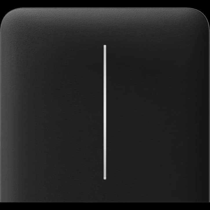 Бічна кнопка для двоклавішного вимикача Ajax SideButton (2-gang) vertical Black (83435.143.BL)