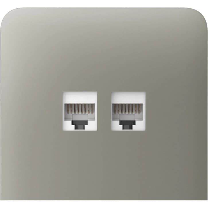 Боковая панель для встроенной интернет-розетки Ajax SideCover (LAN) vertical Olive (126226.319.OL)