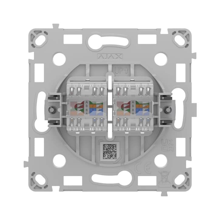 Механізм розетки Ajax OutletCore (LAN) Vertical White (126186.165.WH)