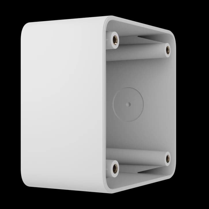 Коробка для зовнішнього монтажу Ajax SurfaceBox для пристрою LightSwitch чи Outlet White (107589.293.WH)