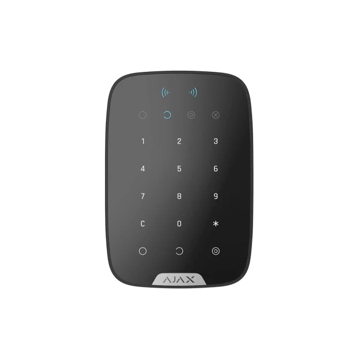 Бездротова сенсорна клавіатура Ajax KeyPad Plus Black (38252.83.BL1)