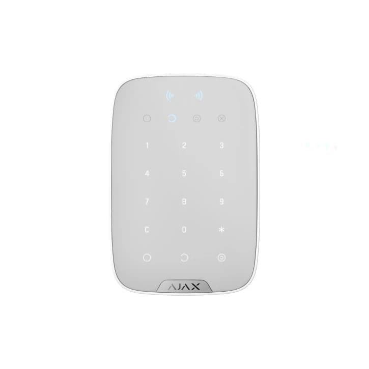 Бездротова сенсорна клавіатура Ajax KeyPad Plus White (38253.83.WH1)
