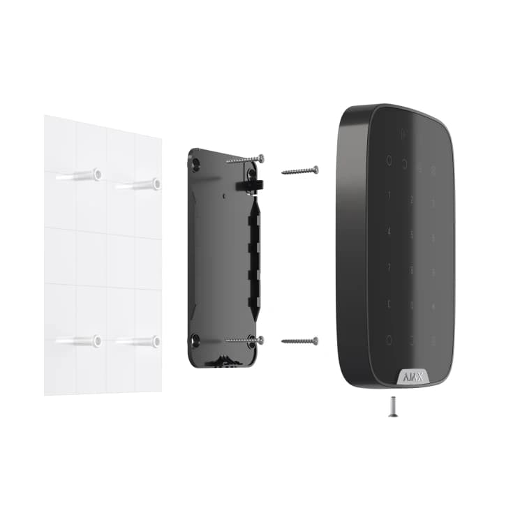 Бездротова сенсорна клавіатура Ajax KeyPad Plus Black (38252.83.BL1)