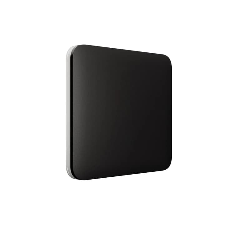 Кнопка для одноклавішного чи прохідного вимикача Ajax SoloButton (1-gang / 2-way) Black (45117.144.BL)