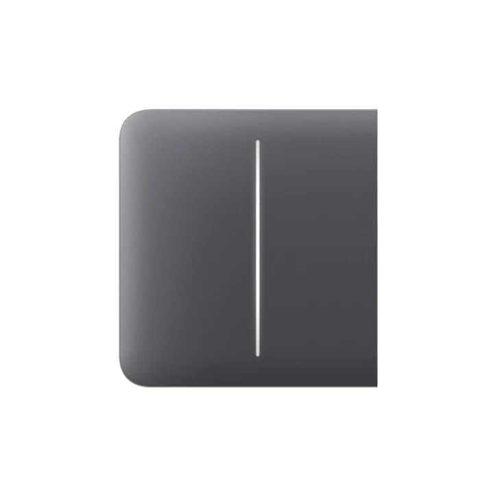 Бічна кнопка для двоклавішного вимикача Ajax SideButton (2-gang) Graphite (46022.143.GP)