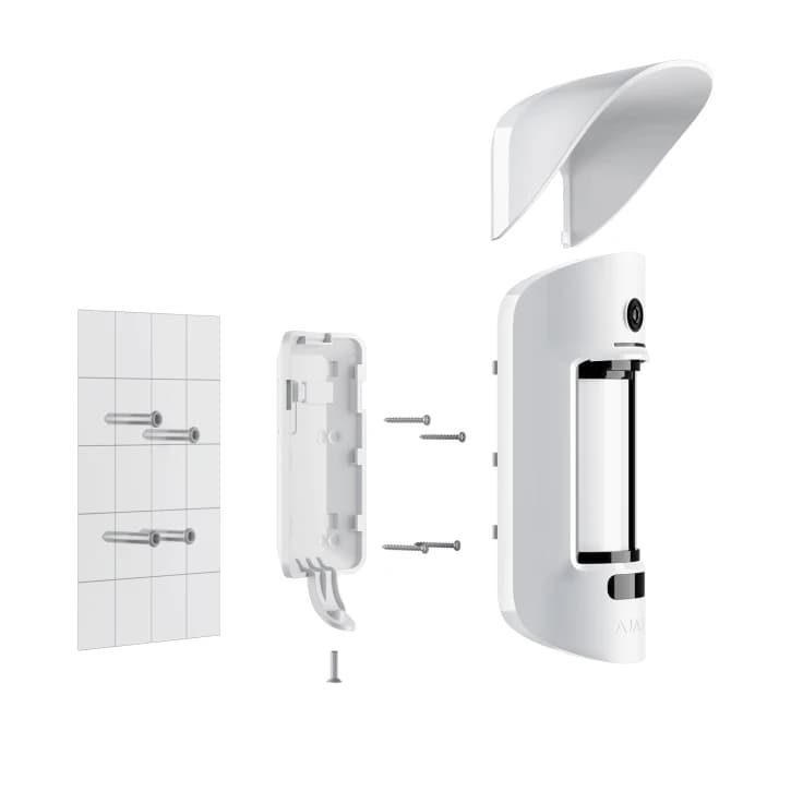 Бездротовий вуличний датчик руху Ajax MotionCam Outdoor White (38192.84.WH1)