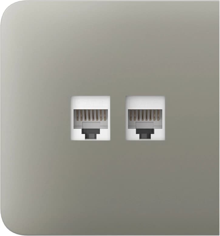 Боковая панель для встроенной интернет-розетки Ajax SideCover (LAN) Olive (126218.319.OL)