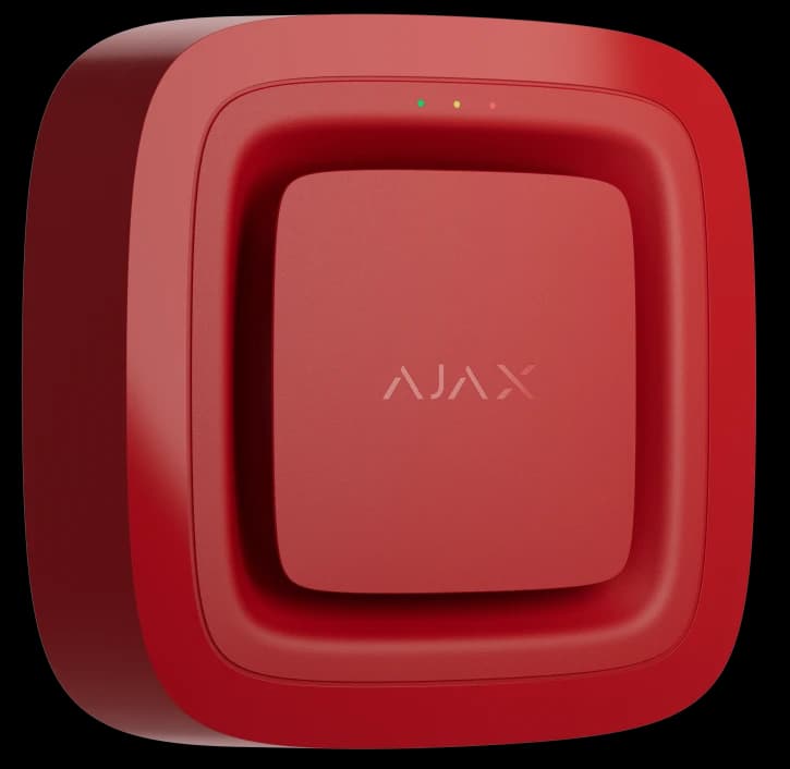 Беспроводной адресный пожарный оповещатель звуковой Ajax EN54 FireProtect (Sounder) Jeweller Red (118604.278.RD1)