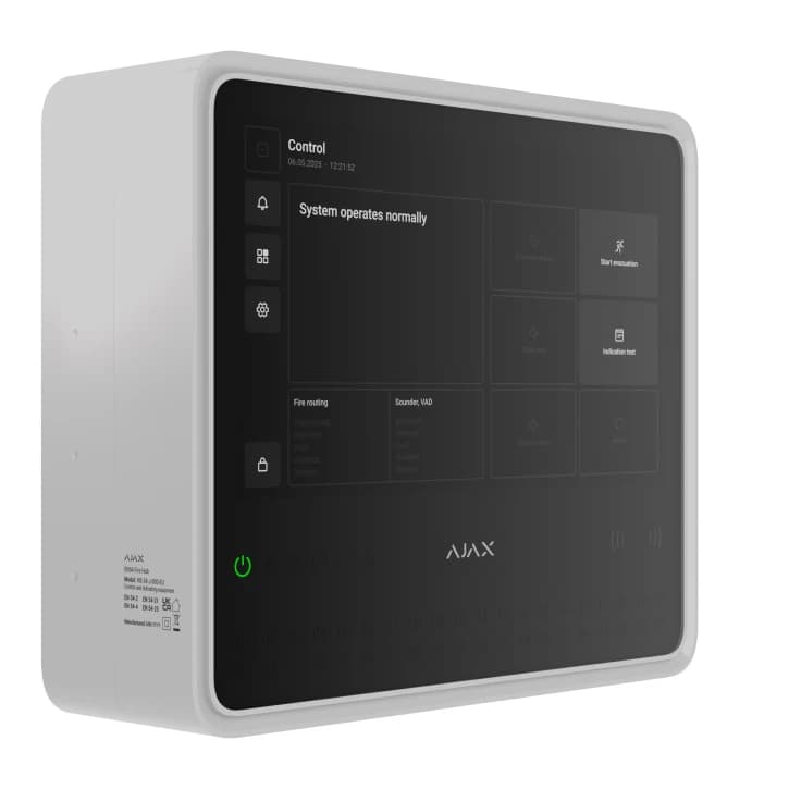 Монтажний бокс для підведення живлення до ППКП Ajax GlandBox White (125717.314.WH)