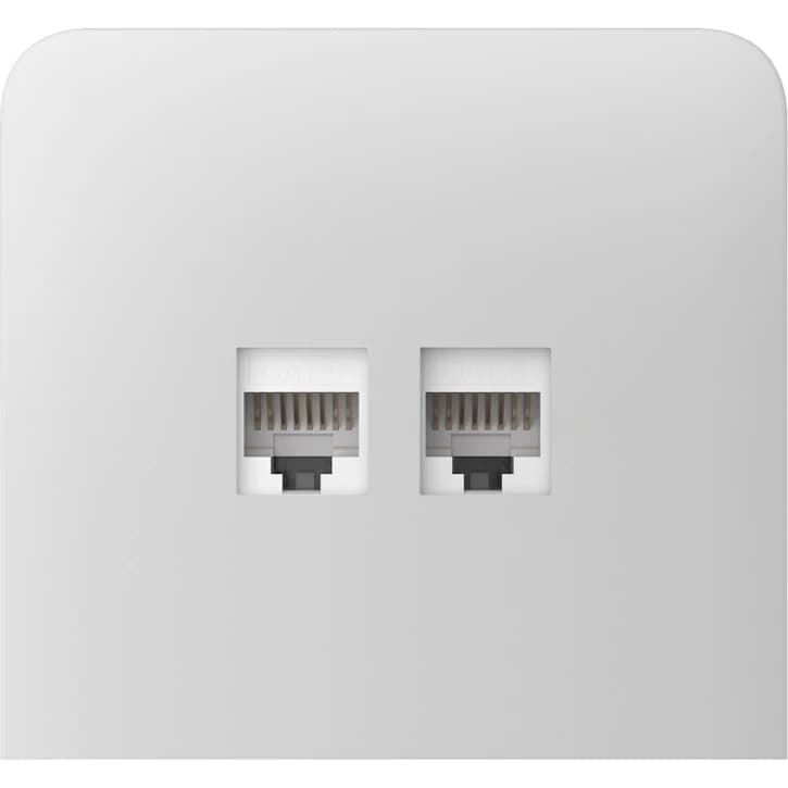 Боковая панель для встроенной интернет-розетки Ajax SideCover (LAN) vertical White (126219.319.WH)