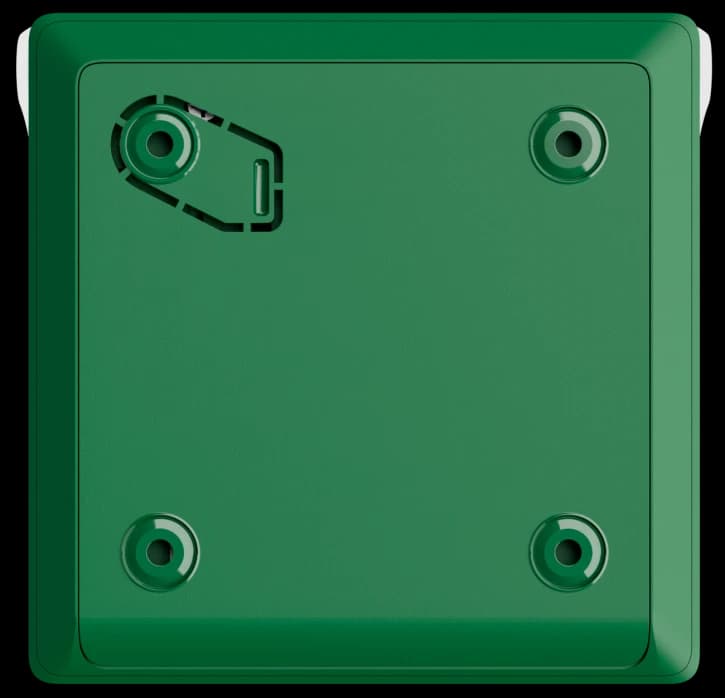 Бездротова програмована кнопка з механізмом скидання Ajax ManualCallPoint Jeweller Green