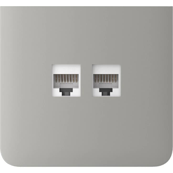 Боковая панель для встроенной интернет-розетки Ajax SideCover (LAN) vertical Oyster (126225.319.OY)