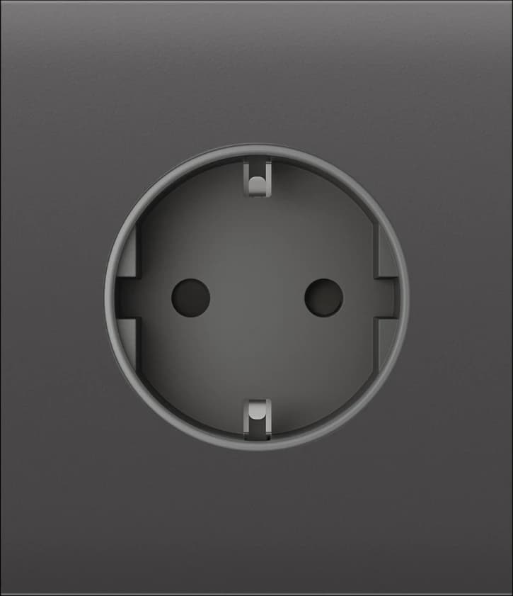 Центральная панель для встроенной розетки Ajax СenterCover (basic) Grey (89091.162.GR)