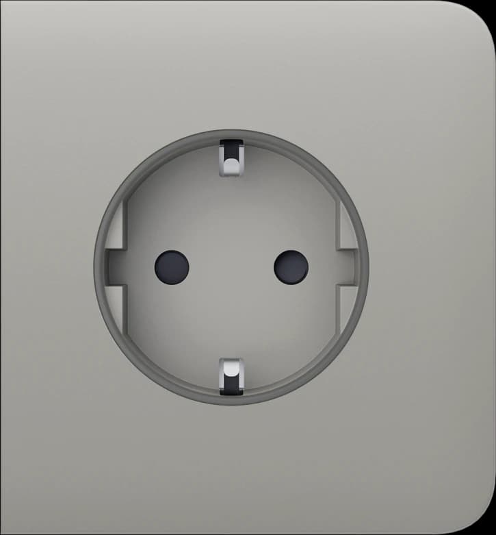 Бічна панель для вбудованої розетки Ajax SideCover (basic) Oyster (89078.163.OY)
