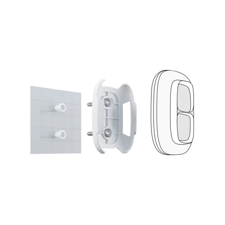 Тримач Ajax Holder for Button/DoubleButton White (38215.82.WH)