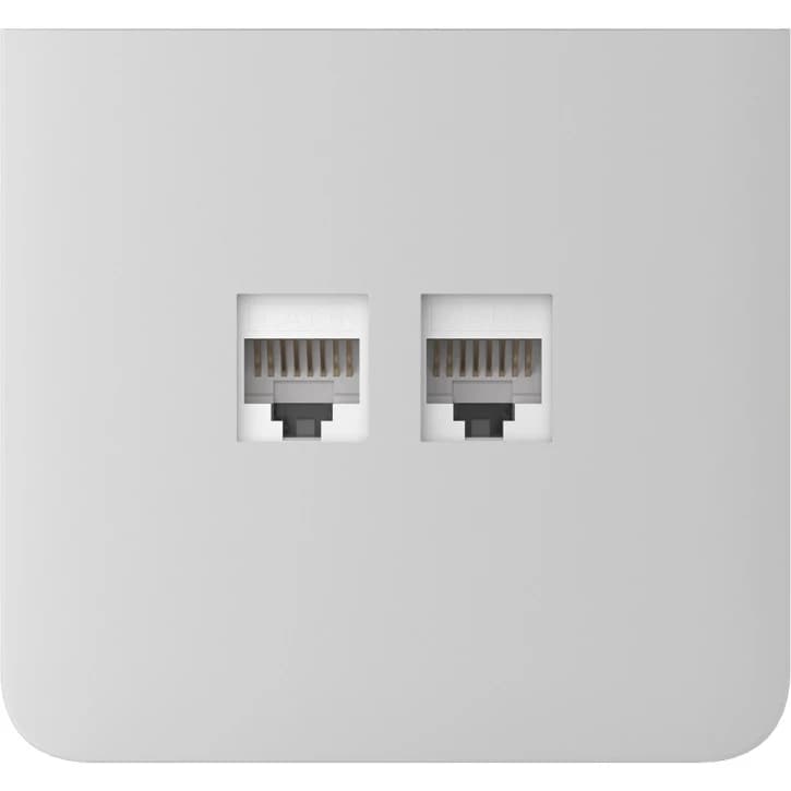 Боковая панель для встроенной интернет-розетки Ajax SideCover (LAN) vertical White (126219.319.WH)