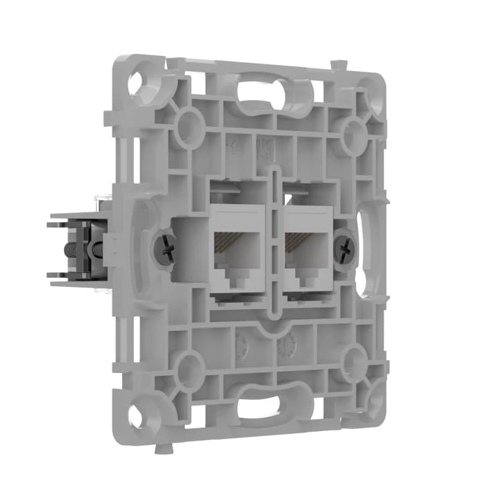 Механізм розетки Ajax OutletCore (LAN) Vertical White (126186.165.WH)