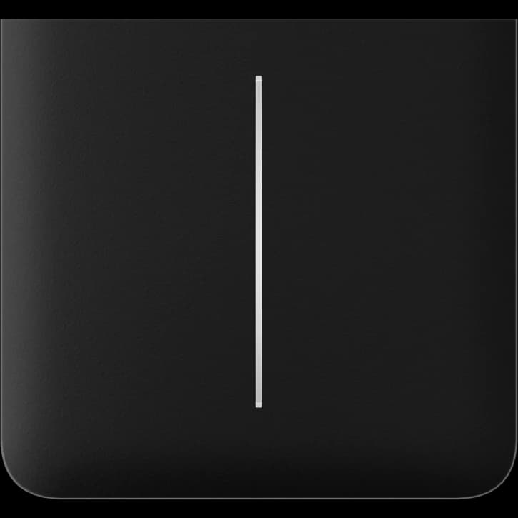 Бічна кнопка для двоклавішного вимикача Ajax SideButton (2-gang) vertical Black (83435.143.BL)