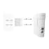 Кріпильна панель Ajax SmartBracket для MotionCam, CombiProtect Black (21569.23.BL)